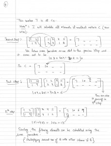 How to multiply two matrices